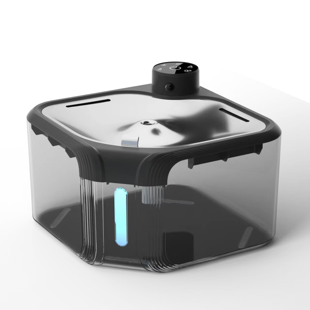 Luvinae™ Smart Pet Water Fountain — Wireless Motion Sensor, Triple Filtration, Rechargeable
