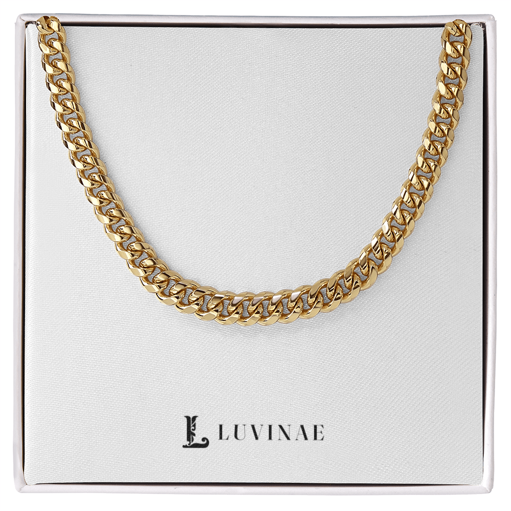 Vauldt™ Cuban Chain — Bold 5mm Statement Link — 18K Gold or Stainless Steel — Layering Gift for Him or Her